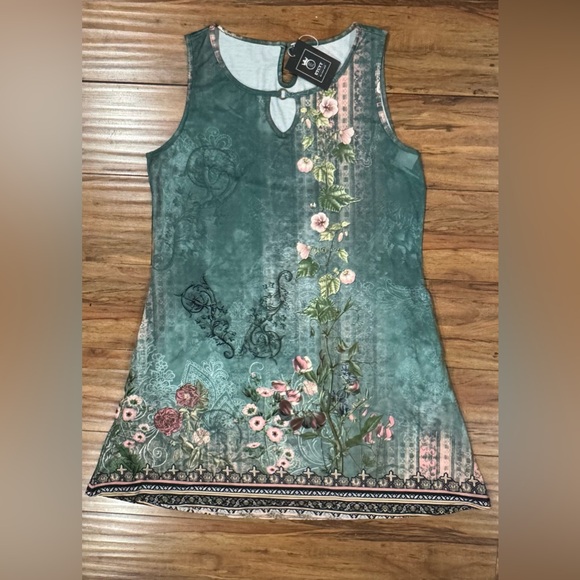 NWT ETCYY Floral Patterned Dress - Picture 2 of 10